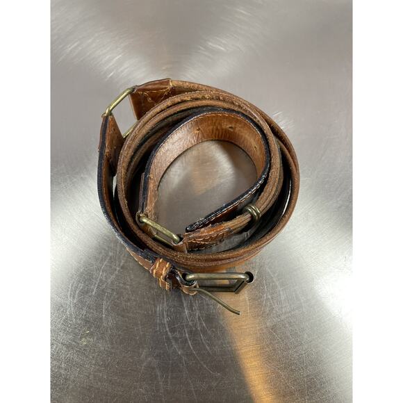 Boho Brown Leather Wrap Belt Adjustable Wide Waist Belt Vintage Style main image 5